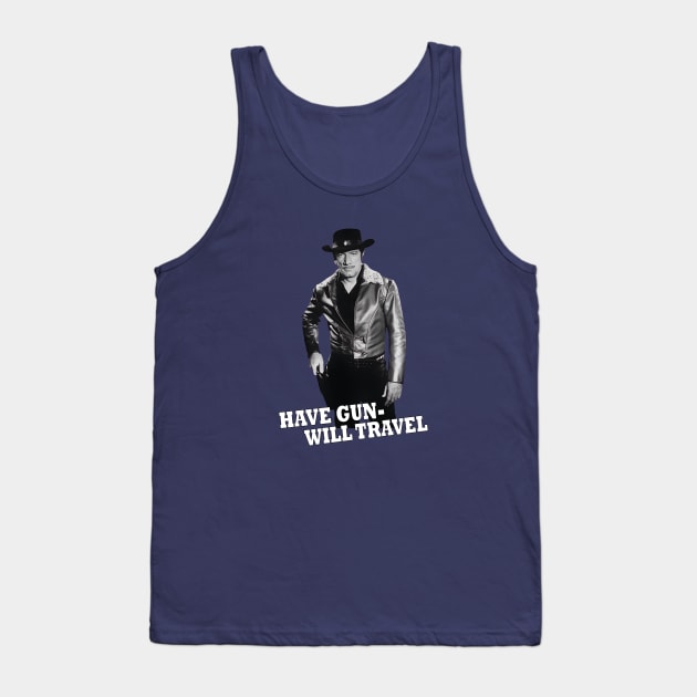 Have Gun - Will Travel - Richard Boone - 50s/60s Tv Western Tank Top by wildzerouk